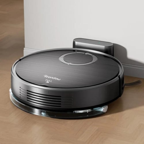 "Teendow D10S MAX" روبوت مكنسة ذكية مع مبلل وقوة ش...