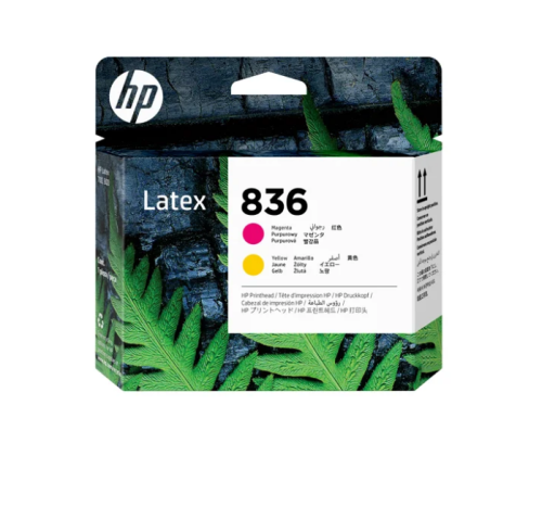 اتش بي 836 رأس طباعة ارجواني واصفر 4UV96A