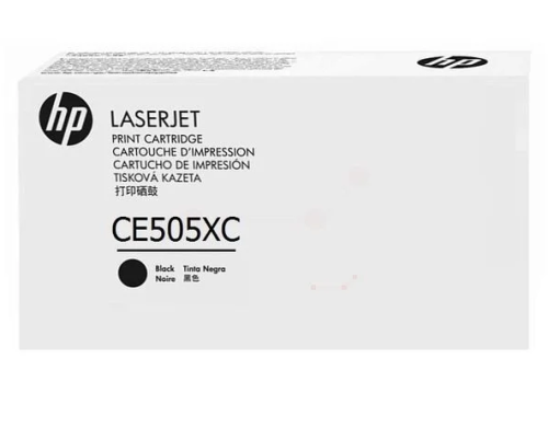 اتش بي عبوة حبر ليزر اسود CE505XC
