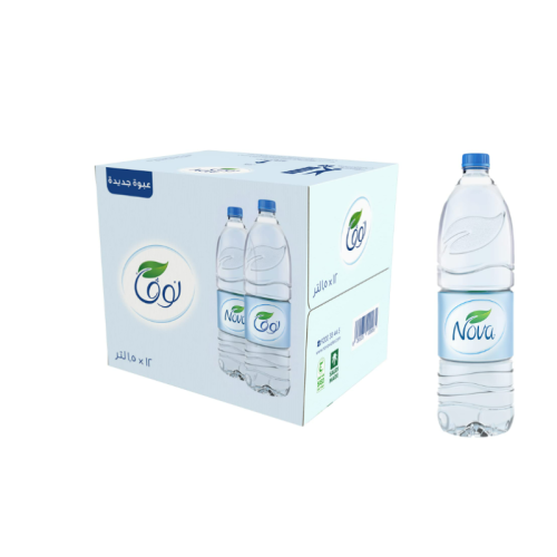مياه نوفا12*1.5لتر