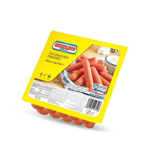 نقانق مجمدة امريكانا 340جم