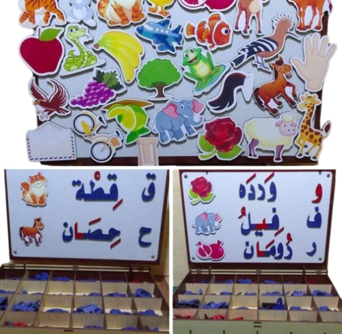صندوق الحروف العربية