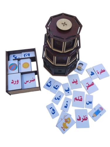 لعبة الحروف الدوارة عربي