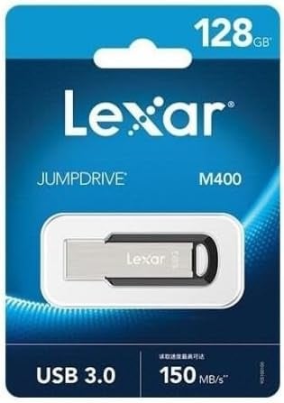 Lexar JumpDrive M400 flash memory 128GB capacity -...