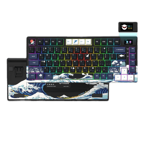 لوحة مفاتيح العاب الميكانيكية مع شاشة OLED