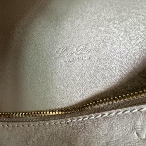 لوروبيانا مقاس cm19 جلد نعام طبيعي