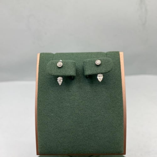 حلق الماس ناعم بوزن 0.37 قيراط