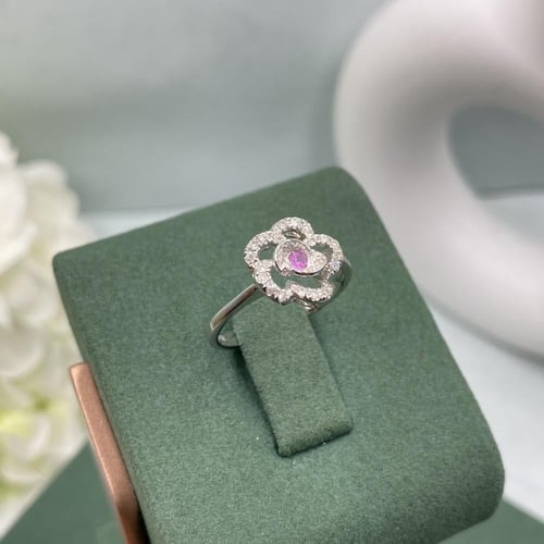 خاتم الماس ناعم بوزن 0.23 قيراط