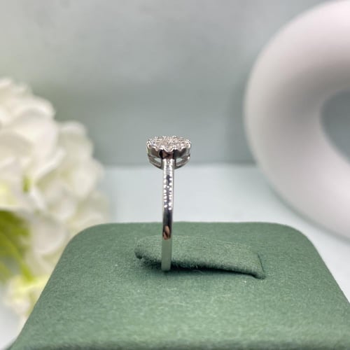 خاتم الماس ناعم بوزن 0.24 قيراط