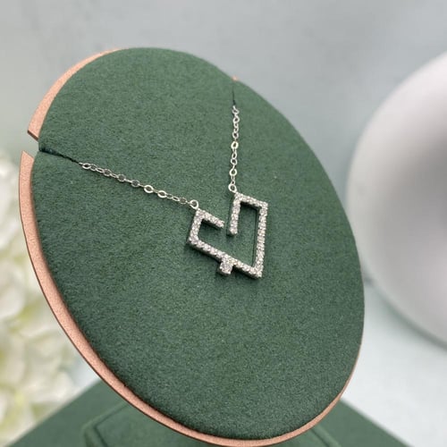 تعليقة قلب الماس ناعمة