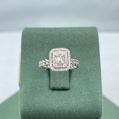 خاتم الماس ناعم بوزن 0.29 قيراط