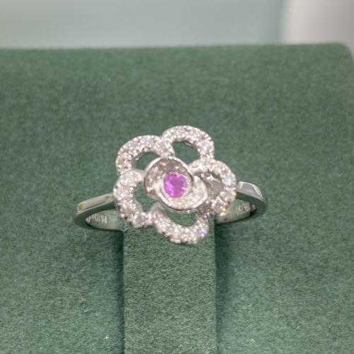 خاتم الماس ناعم بوزن 0.23 قيراط