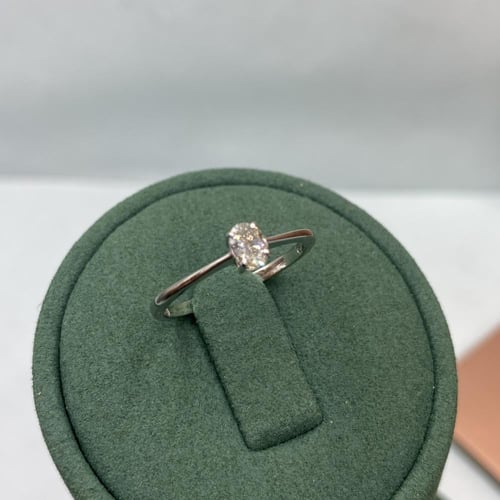 خاتم الماس سوليتير ون ستون بوزن 0.23 قيراط