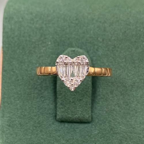 خاتم الماس ناعم تصميم حديث