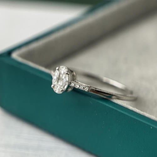 خاتم الماس بيضاوي ماركيز