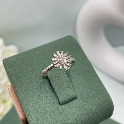 خاتم الماس ناعم بوزن 0.28 قيراط