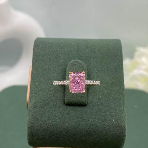 خاتم الماس على حجر المورغانيت