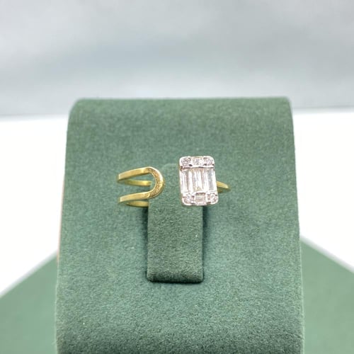 خاتم الماس تصميم كلاسيكي بوزن 0.40 قيراط