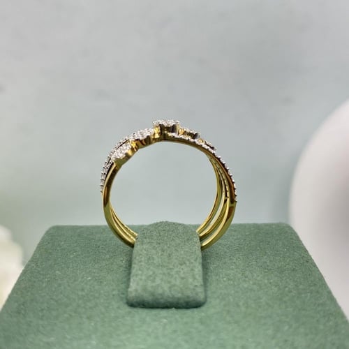 خاتم الماس تصميم كلاسيكي بوزن 0.45 قيراط