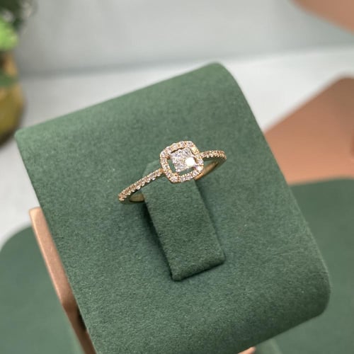 خاتم الماس ناعم تصميم حديث