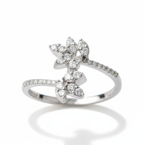 خاتم الماس تصميم ماركيز