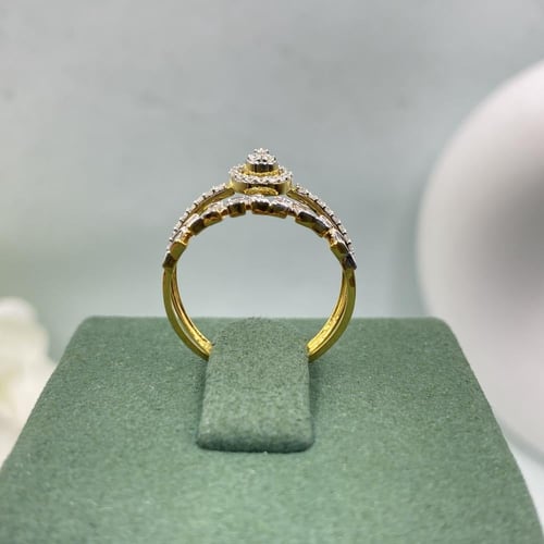 خاتم الماس ناعم بوزن 0.31 قيراط