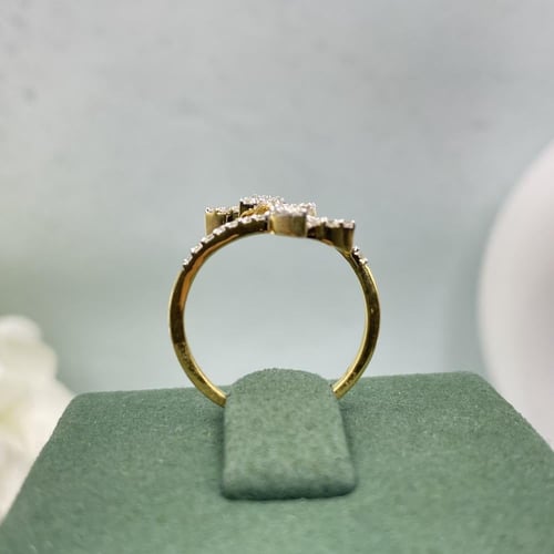 خاتم الماس ناعم بوزن 0.41 قيراط