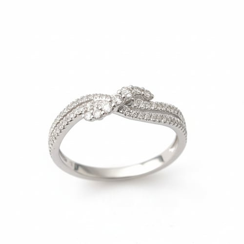 خاتم الماس متشابك كلاستر فاخر