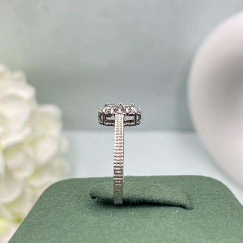 خاتم الماس تصميم كلاسيكي بوزن 0.28 قيراط