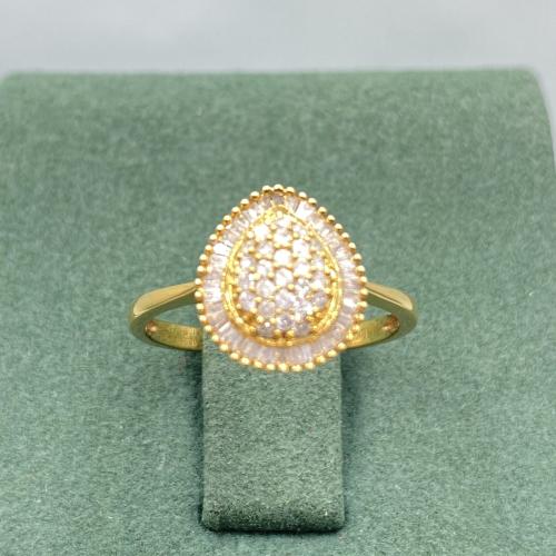 خاتم الماس حديث بوزن 0.34 قيراط