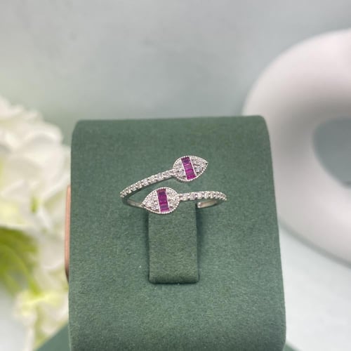 خاتم الماس تصميم كلاسيكي بوزن 0.27 قيراط