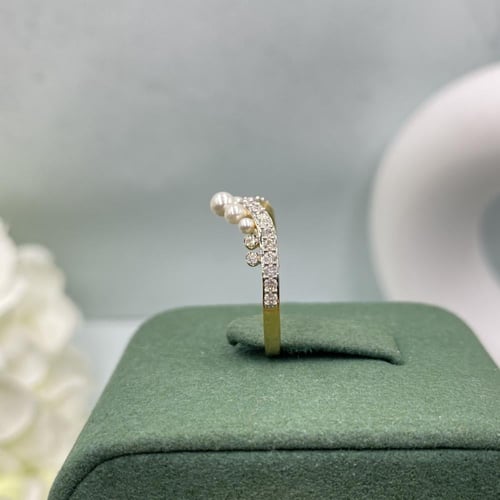 خاتم الماس تصميم كلاسيكي بوزن 0.32 قيراط