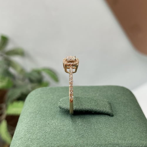 خاتم الماس ناعم تصميم حديث