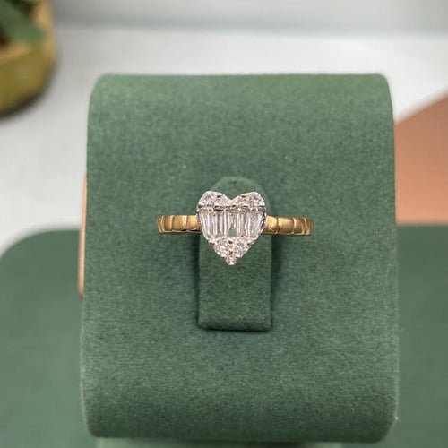 خاتم الماس ناعم تصميم حديث