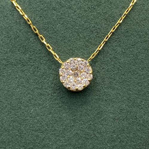 تعليقه الماس ناعم ذهبي