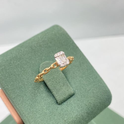 خاتم الماس بوزن 0.11 قيراط