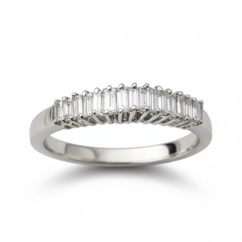 خاتم الماس باجيت ناعم