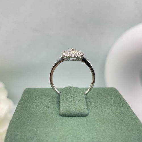 خاتم الماس تصميم كلاسيكي بوزن 0.31 قيراط