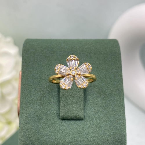 خاتم الماس ناعم بوزن 0.60 قيراط