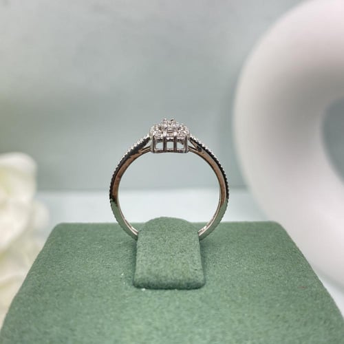 خاتم الماس تصميم كلاسيكي بوزن 0.28 قيراط