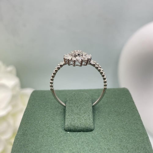 خاتم الماس تصميم كلاسيكي بوزن 0.33 قيراط