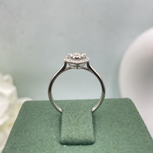 خاتم الماس ناعم بوزن 0.34 قيراط