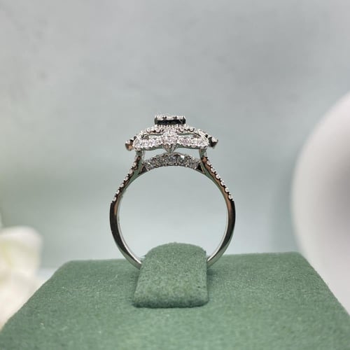 خاتم الماس ناعم بوزن 0.89 قيراط