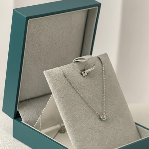 تعليقة الماس سلسلة ناعم بوزن 0.040 قيراط