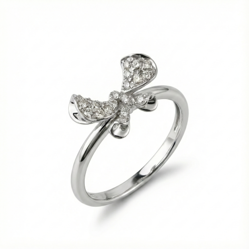 خاتم الماس ربطة أنثوية مرصعة