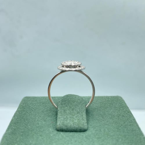 خاتم الماس ناعم بوزن 0.30 قيراط