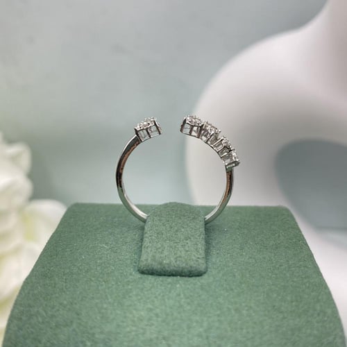 خاتم الماس ناعم بوزن 0.21 قيراط