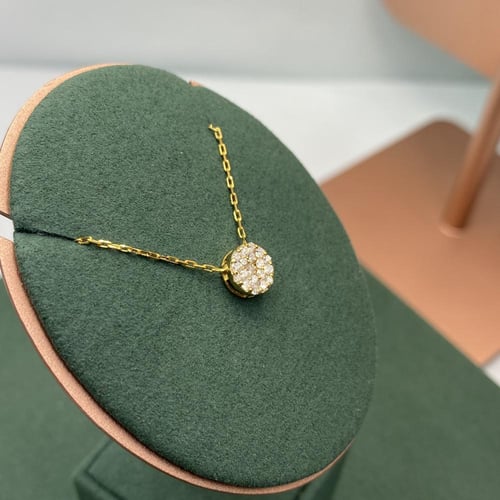 تعليقه الماس ناعم ذهبي