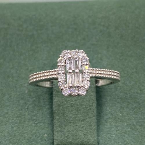 خاتم الماس تصميم كلاسيكي بوزن 0.28 قيراط