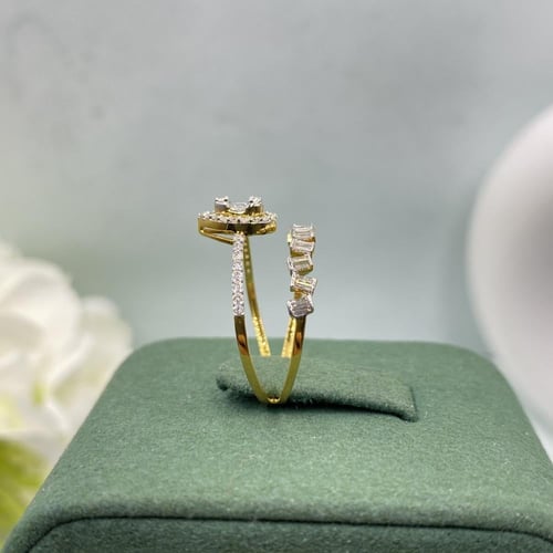 خاتم الماس ناعم بوزن 0.31 قيراط